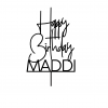 Happy Birthday Maddi
